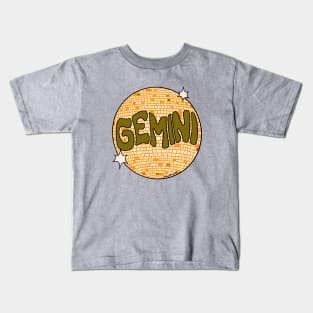 Gemini Disco ball Kids T-Shirt